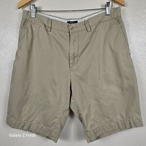 Polo Ralph‎ Lauren 100% Cotton Chino Shorts Men’s Size 34 Khaki Beige